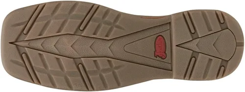 Vista 5 de Justin Boots Niños Niños Rush Punta Cuadrada Casual Botas Mid Calf - Marrón