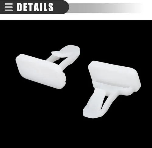 Vista 5 de Motoforti Clips de retención para automóvil, remache de sujeción para guardabarros, para Toyota FJ Cruiser 2007-2014, nailon, 75392-35220, blanco
