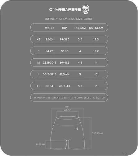 Vista 6 de Gymreapers Infinity Pantalones cortos de entrenamiento, sin costuras, de cintura alta, para mujer, pantalones cortos atléticos para gimnasio
