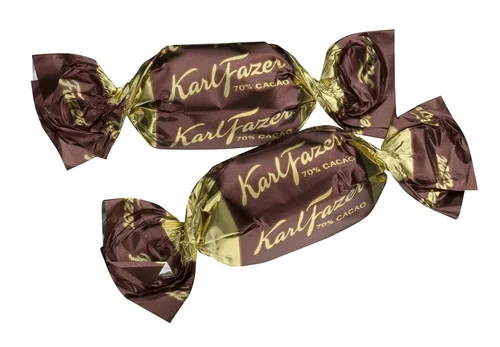 Vista 2 de Karl Fazer Chocolate Oscuro - 70% Cacao - Chocolates - Pralinés - Caramelos - Caja 6.6 lbs