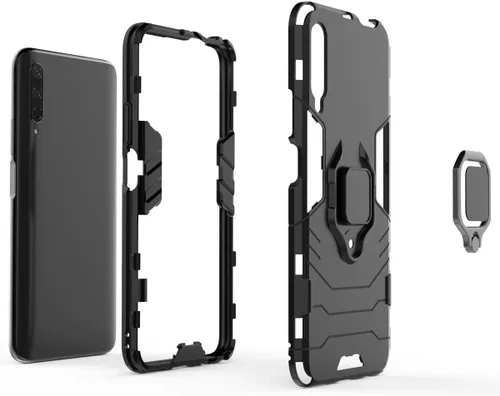 Vista 5 de LuluMain - Funda compatible con Huawei Y9S, Honor 9X, Honor9X Pro, soporte de anillo de metal a prueba de golpes