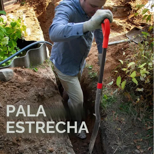 Vista 5 de Pala de jardín con mango de fibra de vidrio de 44 pulgadas
