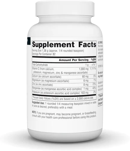 Vista 3 de Source Naturals Ultimate Ascorbate C Powder - Vitamina C - 1000 mg Apoya el sistema inmunológico - 4 oz