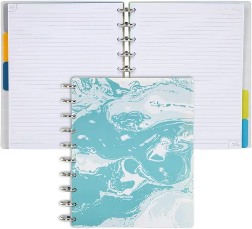 Vista 70 de Talia - Cuadernos de notas con tapas, planificador, personalizables, (Rosa de los 90, Junior (5.5 pulgadas x 8.5 pulgadas))