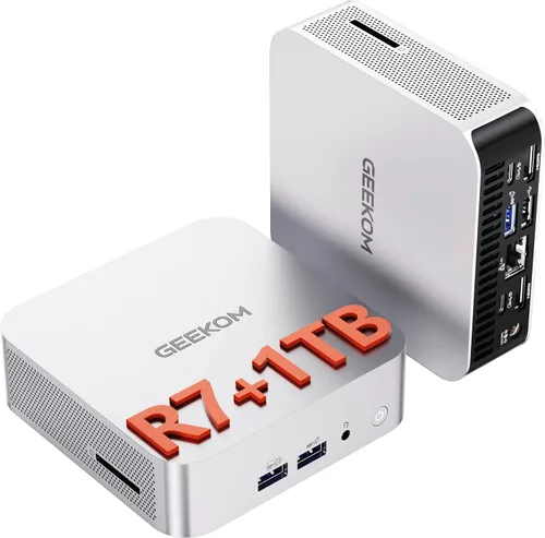 Vista 17 de GEEKOM Mini PC IT13 Max, Ultra 9 185H, 24 GB de RAM, 500 GB SSD Negro