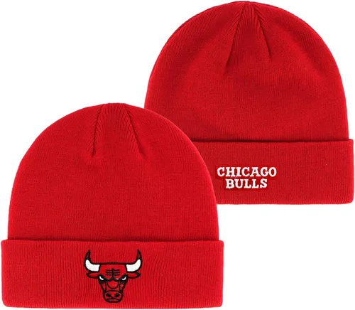 Vista 4 de Outerstuff NBA Kids Youth 8-20 Primary Logo Wordmark Sport Knit Cold Weather Cuffed Beanie Hat Brooklyn Nets