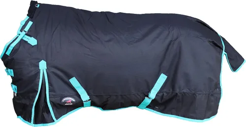 Vista 5 de Challenger 1200D Caballo Participación Impermeable Pesado Invierno Manta Negro 551G