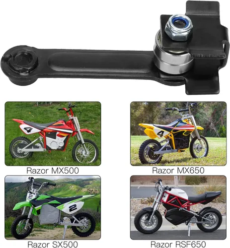 Vista 2 de GREHUA Tensor de cadena ajustador con resorte para Razor MX500 MX650 SX500 Dirt Rocket Electric Motocross RSF650 Mini Sport Street Bike Motocicleta