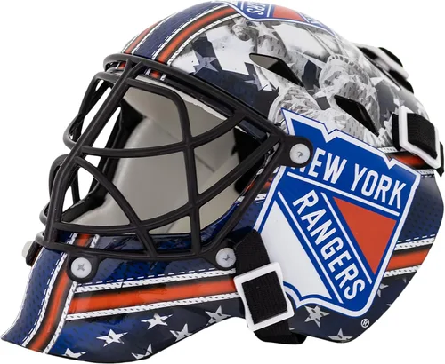 Vista 28 de Franklin Sports mini máscara para portero con logo de la NHL