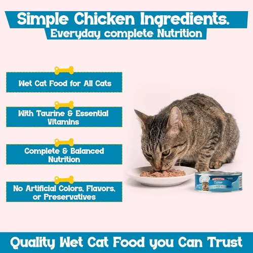 Vista 35 de Beefeaters Chicken Pate - Alimento húmedo para gatos, 3 onzas (paquete de 24 unidades), alimento húmedo para adultos con taurina, alimento húmedo