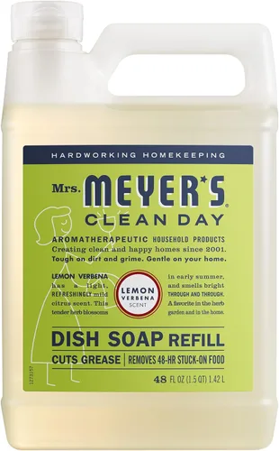 Vista 14 de MRS. MEYER'S CLEAN DAY - Repuesto de jabón líquido para platos, albahaca, 48 onzas líquidas