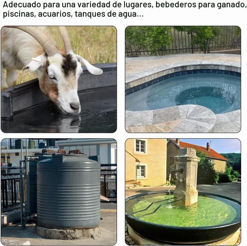 Vista 5 de Válvula de flotador de 1 pulgada, llenado automático de agua, mantenimiento de un nivel de agua constante Válvula de cierre automático de agua