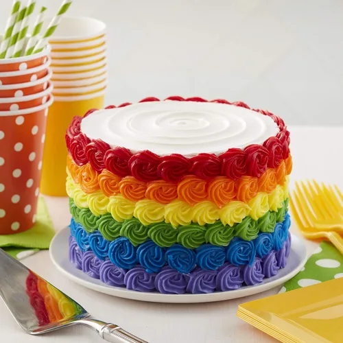Vista 3 de Wilton Juego de decoración de tartas Rainbow Icing, 7 piezas