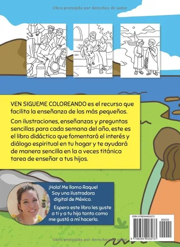 Vista 2 de Ven Sígueme Coloreando Nuevo Testamento (Spanish Edition)