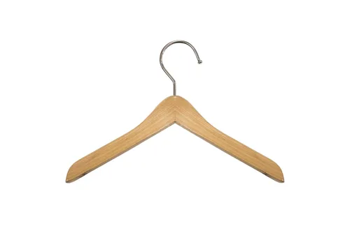 Vista 2 de NAHANCO MINI612 - Mini perchas de madera de 6 pulgadas para ropa de muñecas, ropa o accesorios para mascotas, acabado natural (paquete de 12)