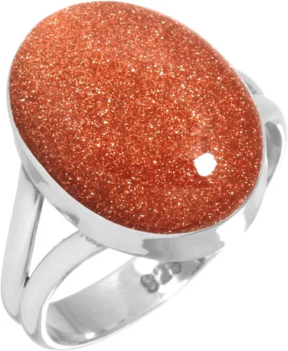 Vista 22 de Anillo hecho a mano de plata de ley 925 genuina grueso con piedras preciosas naturales ágata, cuarzo rosa, lapislázuli, ámbar ovalado, joyería
