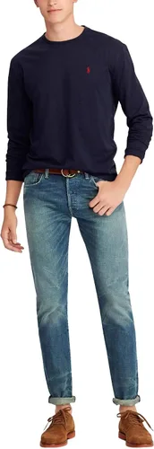 Vista 3 de POLO RALPH LAUREN Camiseta de manga larga con logotipo de ajuste clásico para hombre
