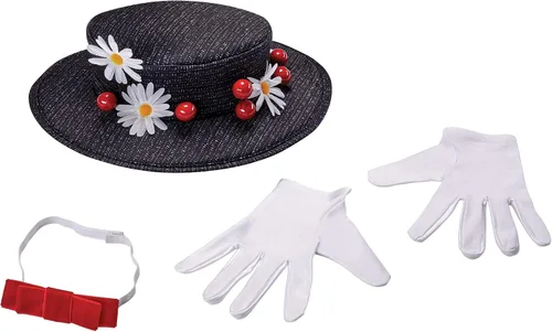 Vista 5 de Disguise Kit de accesorios Mary Poppins para mujer - Adulto, Multi