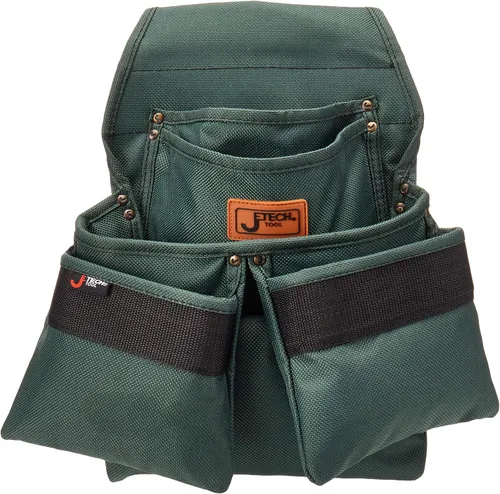 Vista 7 de Jetech Bolsa de herramientas de electricista resistente de 17.5 pulgadas, bolsa de almacenamiento de herramientas de boca ancha impermeable