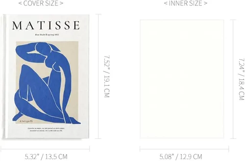 Vista 2 de Monolike Agenda de tapa dura Henri Matisse, HENRI MATISSE JOURNAL I. Planificador académico, planificador semanal y mensual