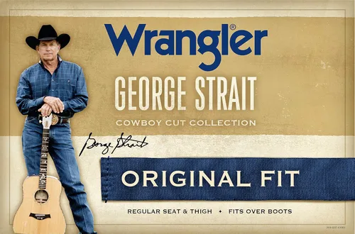 Vista 6 de Wrangler Men's George Strait Cowboy Cut Original Fit Jean