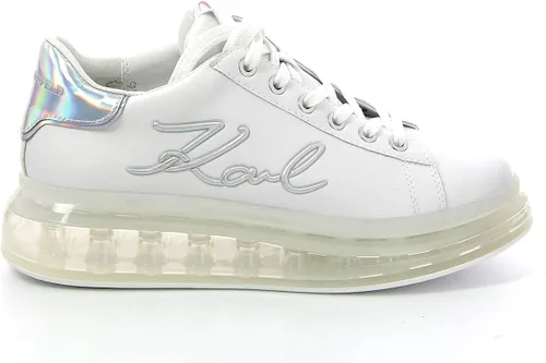 Vista 3 de KARL LAGERFELD Zapatillas Kapri Kushion para mujer color blanco iridiscente