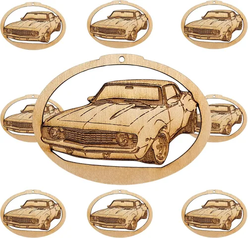 Vista 4 de 1969 Camaro Ornament, Camaro Lovers Gifts for Men, Women, Classic Car Christmas Ornament, Handmade in The USA