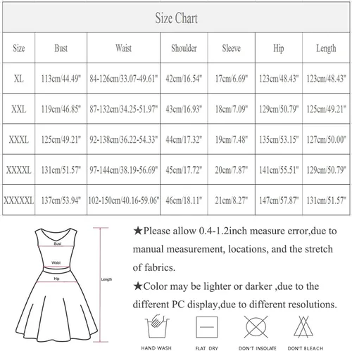 Vista 7 de Women's Summer Dresses 2023 Fashion Plus Size Loose Casual Short Sleeve Printed Dress Sun Dresses Casual