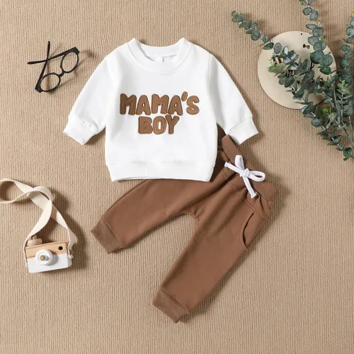 Vista 5 de JEUROT Baby Unisex Clothes Long Sleeve Printing Hoodie Sweatshirts+pants Toddler Boy Clothes 2t 3t 4t 5t