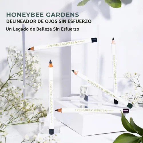 Vista 8 de Gardens Lápiz delineador de ojos sin esfuerzo, Blue JeansHoneybee, de larga duración Jeans azules