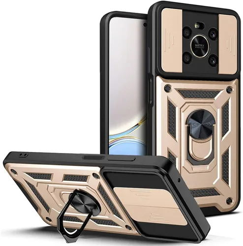 Vista 61 de Compatible con Tecno Camon 18P Bracket Shell, Slide Camera Lens Cover Case Azul