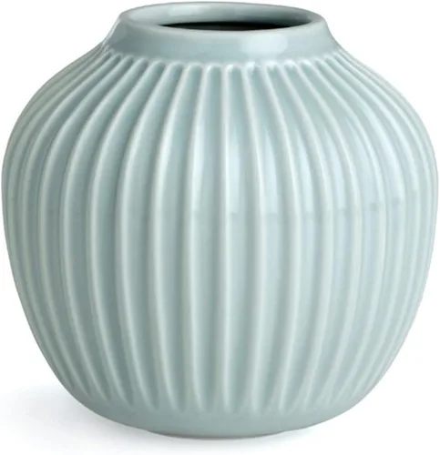Vista 14 de Kahler Hammershoi - Jarrón de porcelana acanalada blanca, 4.1 pulgadas