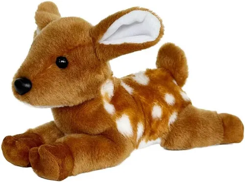 Vista 12 de Animal de peluche realista de 8 pulgadas para niños, con postura acostada, peluche para niños y niñas, adultos, cumpleaños, abrazo, enseñanza