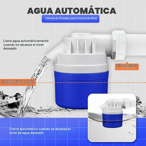 Vista 3 de Válvula de flotador de agua de 1" para tanque de agua, canales de agua