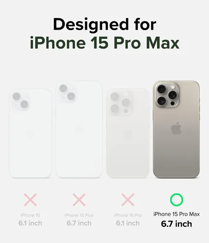 Vista 2 de Ringke - Funda para iPhone 15 Pro Max [todo negro] Compatible con MagSafe, funda protectora con soporte, imán potente, protección mejorada