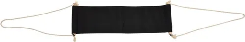 Vista 3 de Hamaca de pie ajustable portátil Mini oficina soporte de reposapiés para uso debajo del escritorio Diseño de lona ligera para la relajación Negro