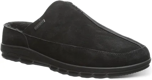 Vista 2 de BEARPAW Pantuflas Bruce para hombre, gamuza clásica para hombre, zapatos sin cordones para hombre, zapatos casuales cómodos