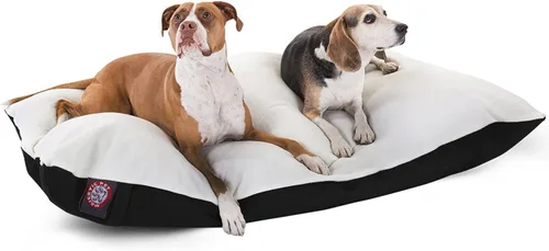 Vista 16 de Majestic Pet Cama rectangular para perros tamaño mediano, lavable, funda extraíble, cama para mascotas, cama para jaula para perros, cama de gran