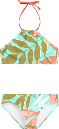 Vista 22 de Kanu Surf Mahina bikini halter de 2 piezas para niñas, traje de baño para playa mahina azul