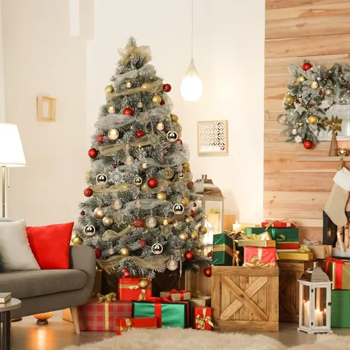 Vista 5 de 100 bolas de Navidad, adornos inastillables para el árbol de Navidad Champán