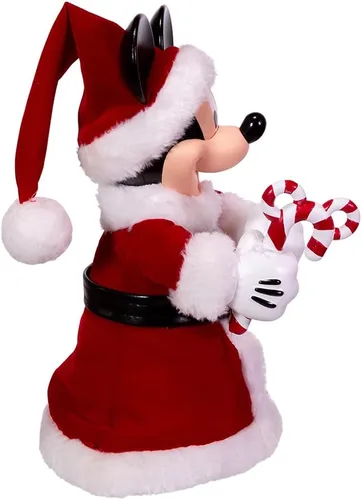 Vista 3 de Kurt Adler DN9168 punta para árbol de navidad / centro de mesa con forma de ratón Mickey de 10" con brazos flexibles