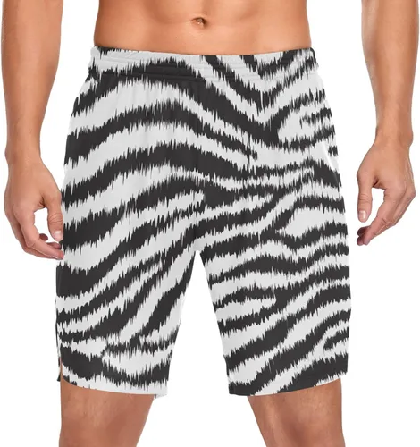 Vista 2 de Pantalones cortos de entrenamiento 2 en 1 para hombre, pantalones cortos deportivos de gimnasio para hombre, ligeros, con bolsillos y trabilla