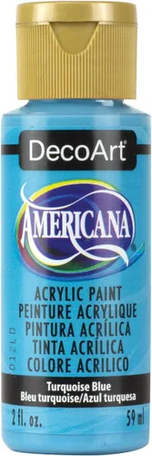 Vista 18 de DecoArt Pintura acrílica Americana, 2 onzas, azul Bahaman (DA255-3)