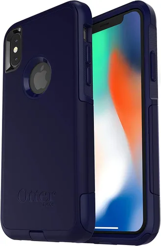 Vista 3 de OtterBox Commuter Series Funda para iPhone Xs y iPhone X, empaque libre de frustración, color negro