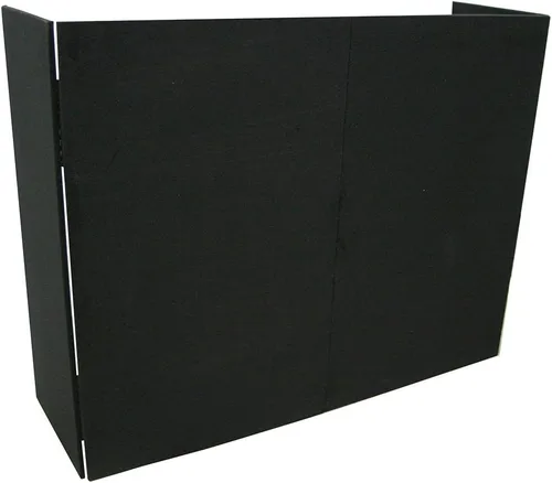 Vista 3 de Cabina plegable portátil de fachada DJ 5/8" pulgadas madera alfombrada resistente ASC