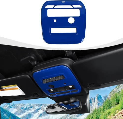 Vista 12 de RAZPOY Cubierta para panel de luz de lectura frontal Bronco compatible con Ford Bronco 2021-2025, accesorios interiores negros de 2 puertas y 4