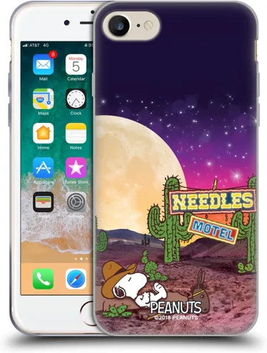 Vista 42 de Head Case Designs Funda de gel con licencia oficial de Peanuts Nebula Cactus Needles Snoopy Space Cowboy [protección de grado militar] compatible