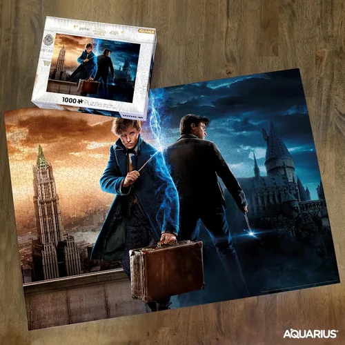 Vista 3 de AQUARIUS Harry Potter Wizarding World (rompecabezas de 1000 piezas) – Mercancía y coleccionables de Harry Potter con licencia oficial – Sin