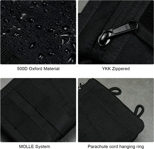 Vista 5 de VIPERADE VE16 - Bolsa EDC para hombre, organizador de bolsillo multiherramienta para equipos EDC