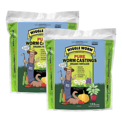 Vista 10 de Wiggle Worm Soil Builder - Humus de lombriz orgánico, 4.5 lb